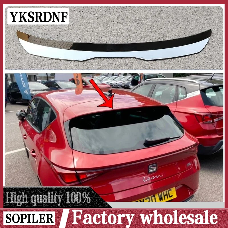 Alerón trasero ABS negro brillante Seat Leon Mk4 2020-2021