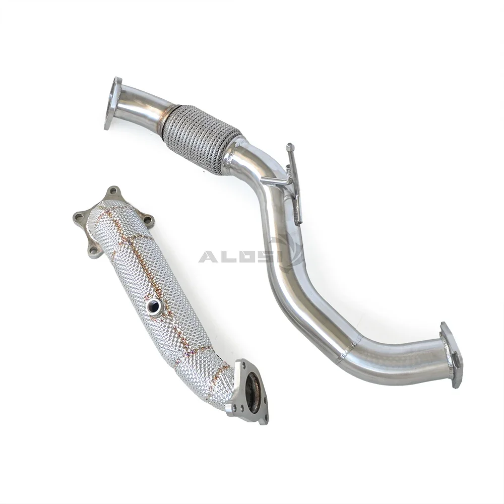 Downpipe Honda Civic X 1.5T 2016-2019 de alto flujo aislado - imagen 3