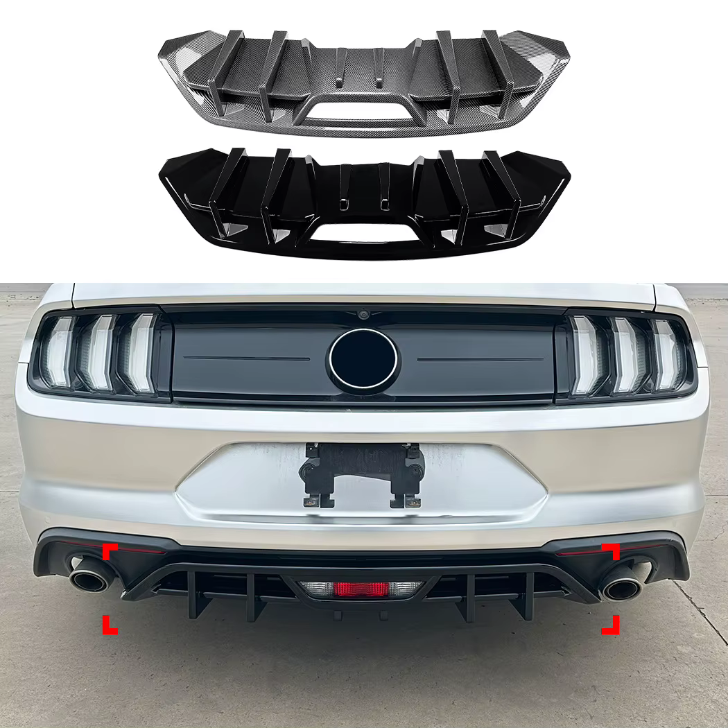 Vista del difusor trasero para Ford Mustang