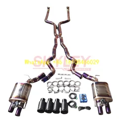 Sistema de escape catback en titanio para BMW M5 F10 4.4 TwinTurbo