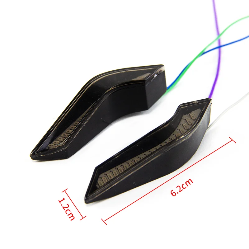 Intermitentes LED Espejo Retrovisor Moto – Indicadores Integrados - imagen 2