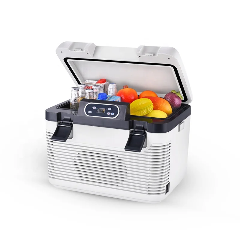 Nevera portátil 18L DC 12V/220V para vehículo, RV y camión