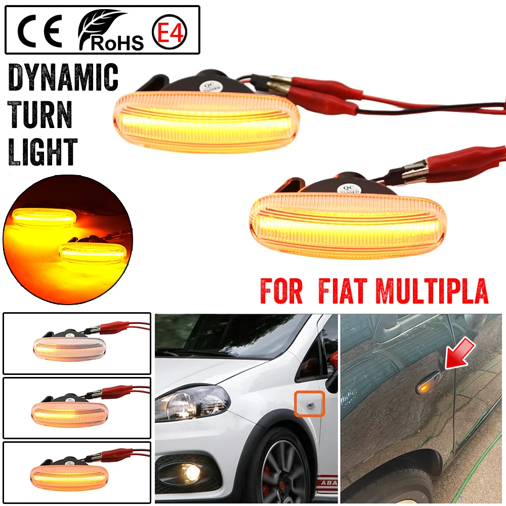 Lámpara LED posición lateral dinámica Fiat Panda 169 y Grande Punto - imagen 5