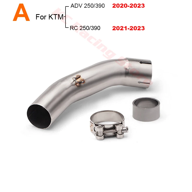 Tubo intermedio de escape 51 mm KTM Duke 125/250/390 Adventure - imagen 4