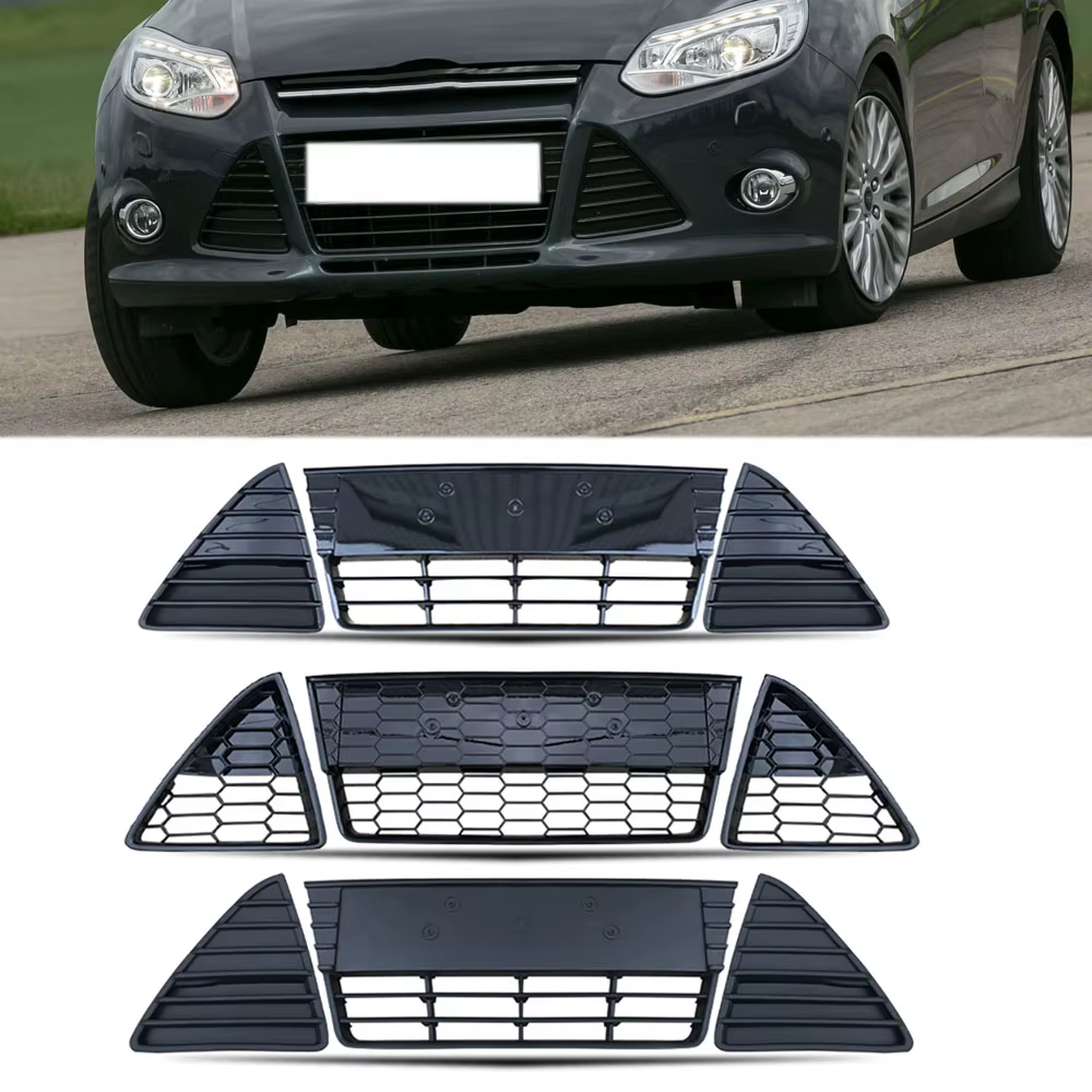 Rejilla inferior de panal para parachoques Ford Focus 2012-2014