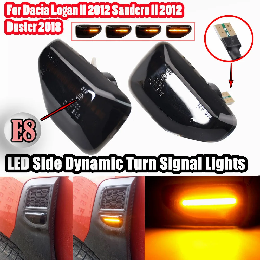 Indicador lateral LED dinámico Dacia Logan II Sandero Duster
