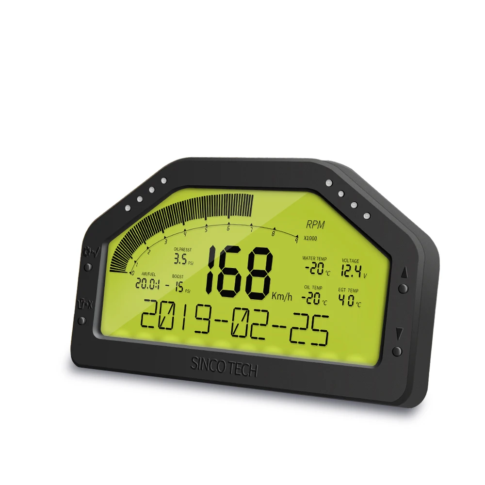 DO908 Pantalla LCD Rally 9-en-1 impermeable para cuadro de carreras - imagen 2