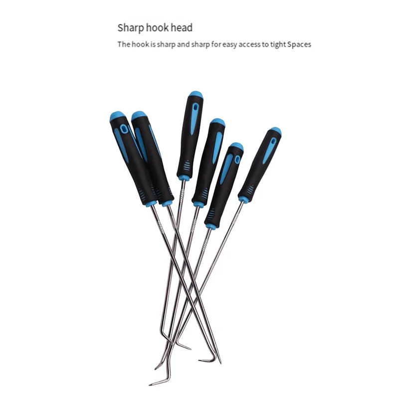 Juego de destornilladores de sello de aceite para vehículo, AEF3-6Pcs, junta tórica, extractor, ganchos de selección - imagen 3