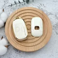 5 button white cover