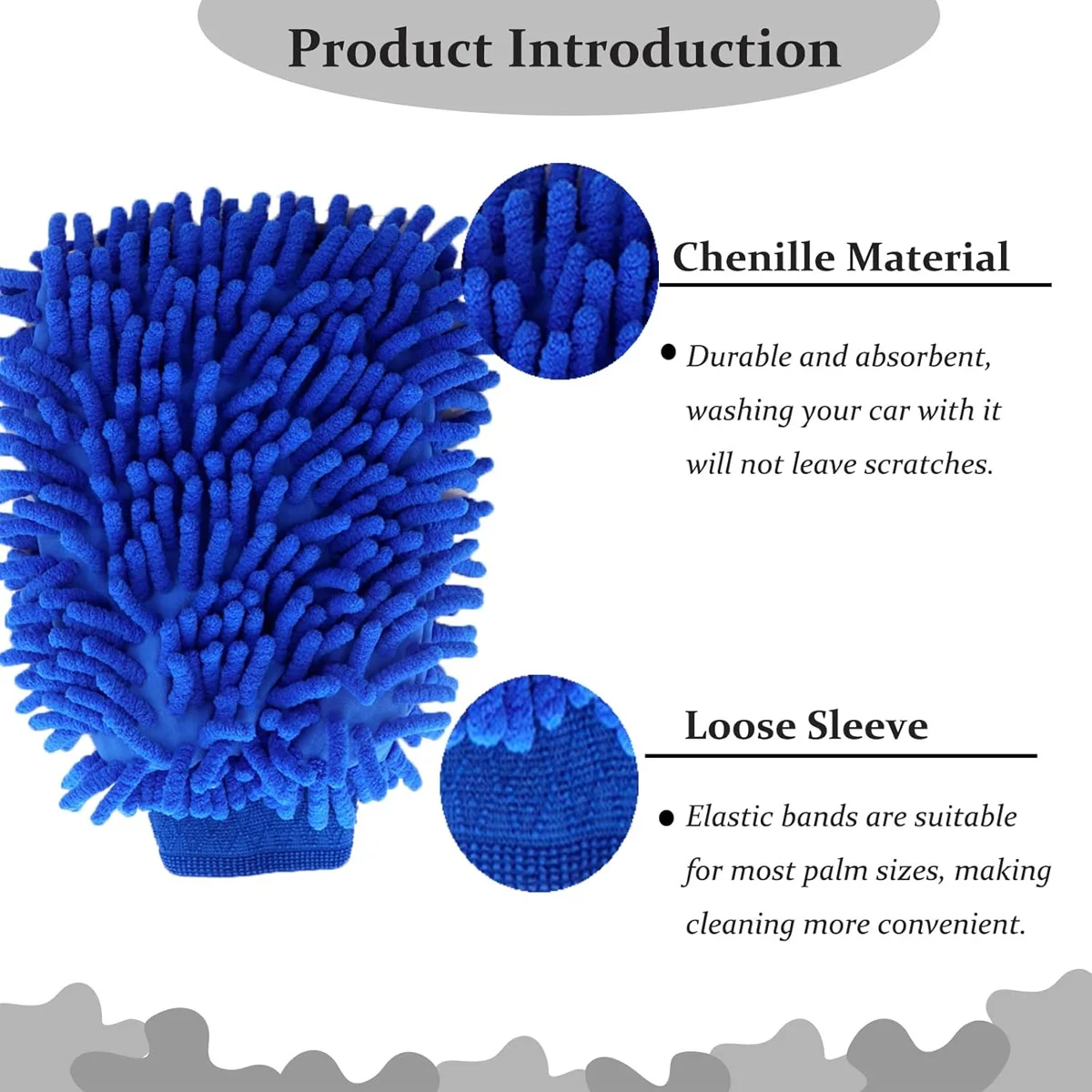 Guantes de lavado de coche de microfibra ultrafina Chenier - imagen 3