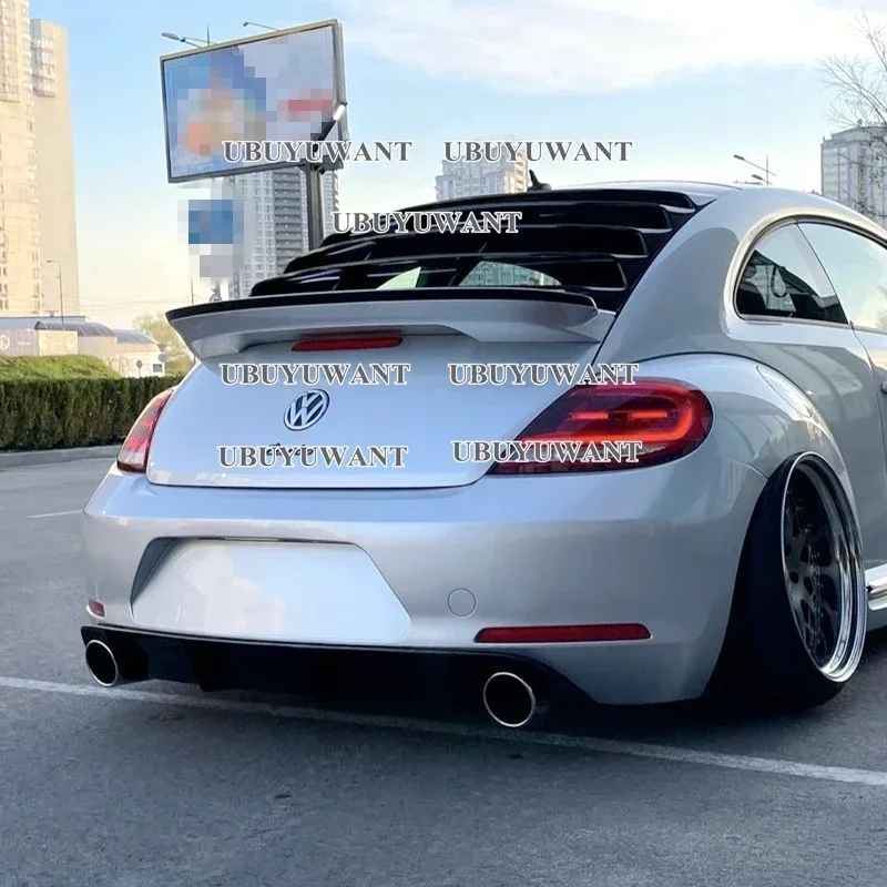 Alerón trasero para Volkswagen Beetle GSR / G20 2013 2014 2015-2018, cubierta de maletero de plástico ABS sin pintar con imprimación de Color - imagen 2