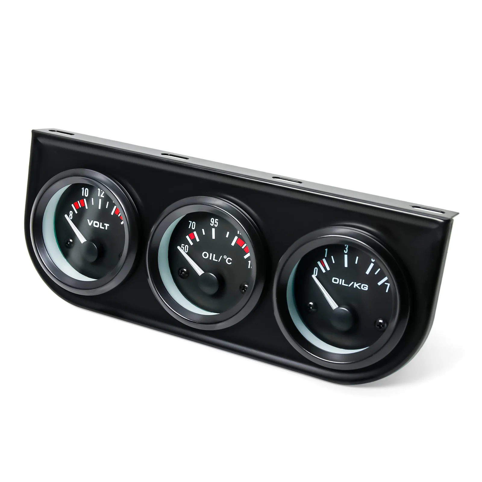 Kit medidores voltímetro presión y temperatura de aceite para coche - imagen 2