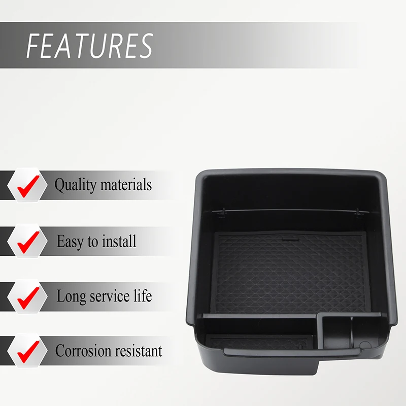 Bandeja organizadora apoyabrazos para VW Tiguan MK2 2017-2022 - imagen 4