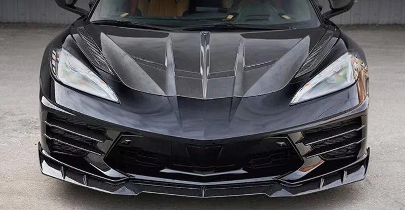Labio alerón parachoques ABS Chevrolet Corvette C8 Stingray 2020-2022 - imagen 2