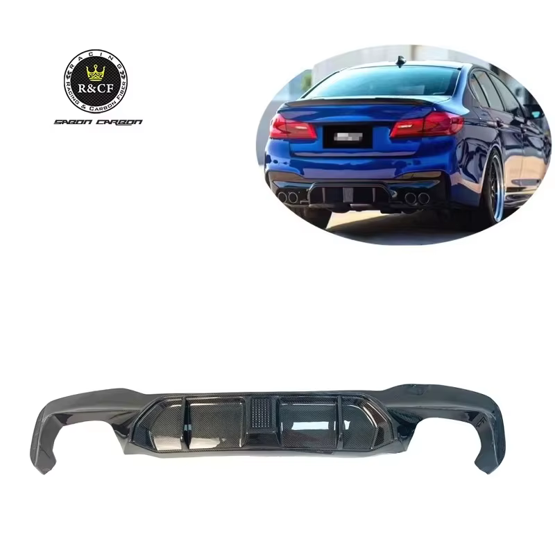 Labio difusor KHL de fibra de carbono con LED para BMW M5 F90