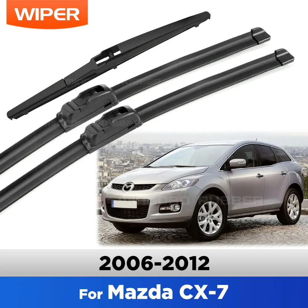 Juego de escobillas limpiaparabrisas delantero y trasero Mazda CX-7