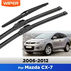 Juego de escobillas limpiaparabrisas delantero y trasero Mazda CX-7