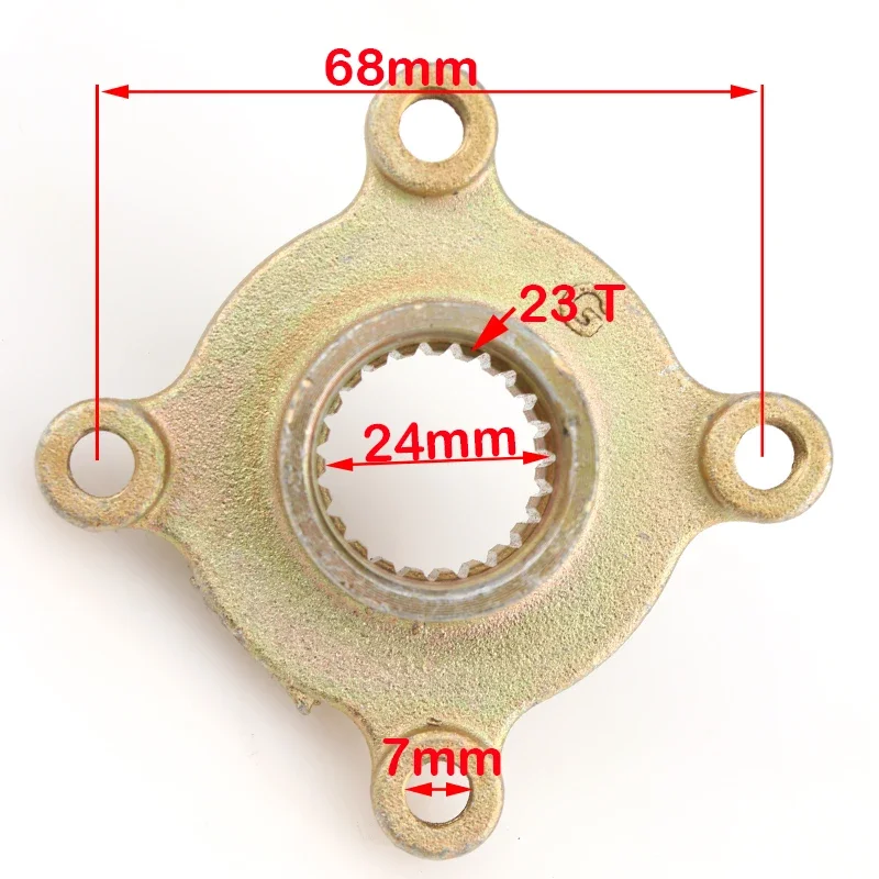 Eje trasero con rodamiento UCP204 y cubo de rueda para Go kart ATV UTV - imagen 4