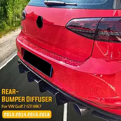 Difusor trasero VW Golf 7 GTI 2013-2016 con alerón y aletas laterales