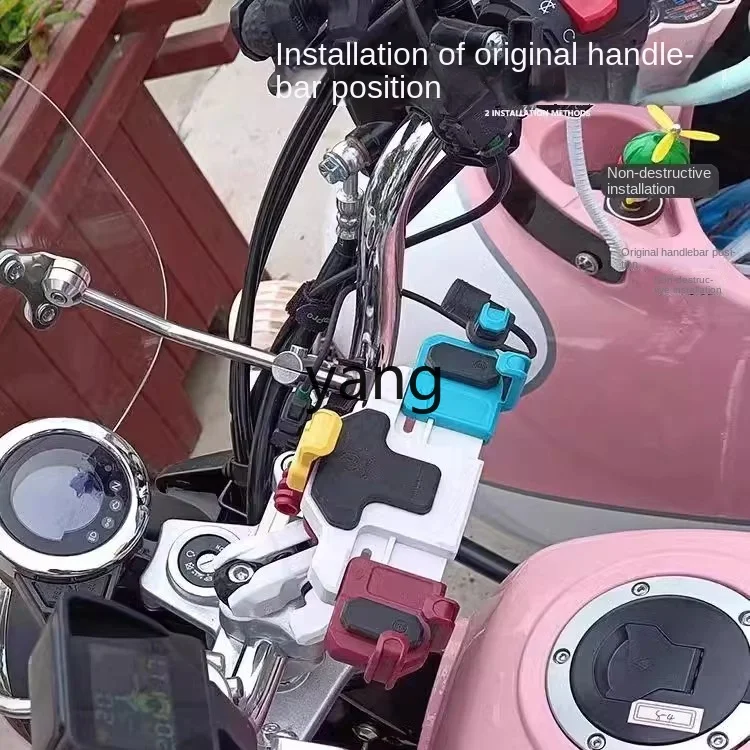 Parabrisas delantero motocicleta CX 125 - montaje manillar - imagen 3
