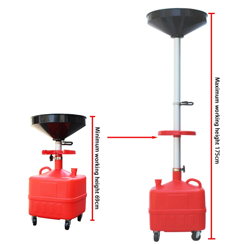 Máquina de succión aceite motor – colector ajustable en altura - imagen 5