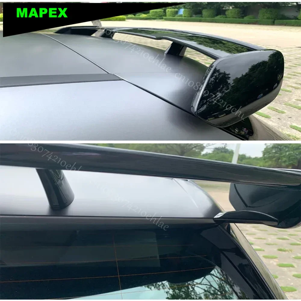 Para Mercedes Benz Clase A W176 W177 Hatchback A180 A200 A220 A250 A260 AMG A45 estilo alerón trasero del techo alas 2013-2022 - imagen 3