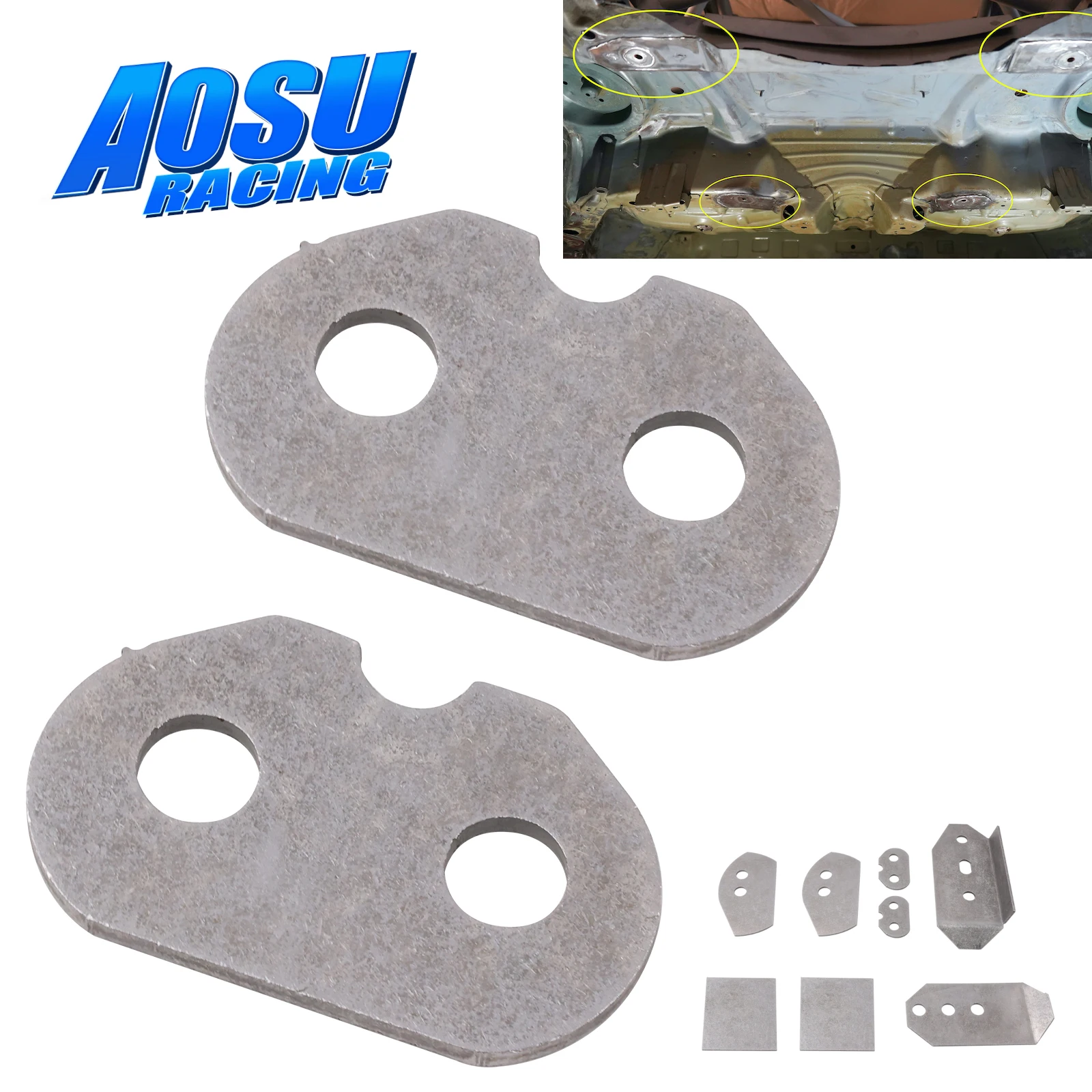 Kit submarco trasero de refuerzo mejorado BMW Serie 3 E46 M3 CSL
