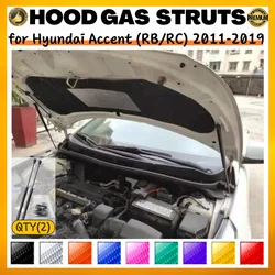 Puntales de capó a gas Hyundai Accent RB/RC elevadores tapa motor