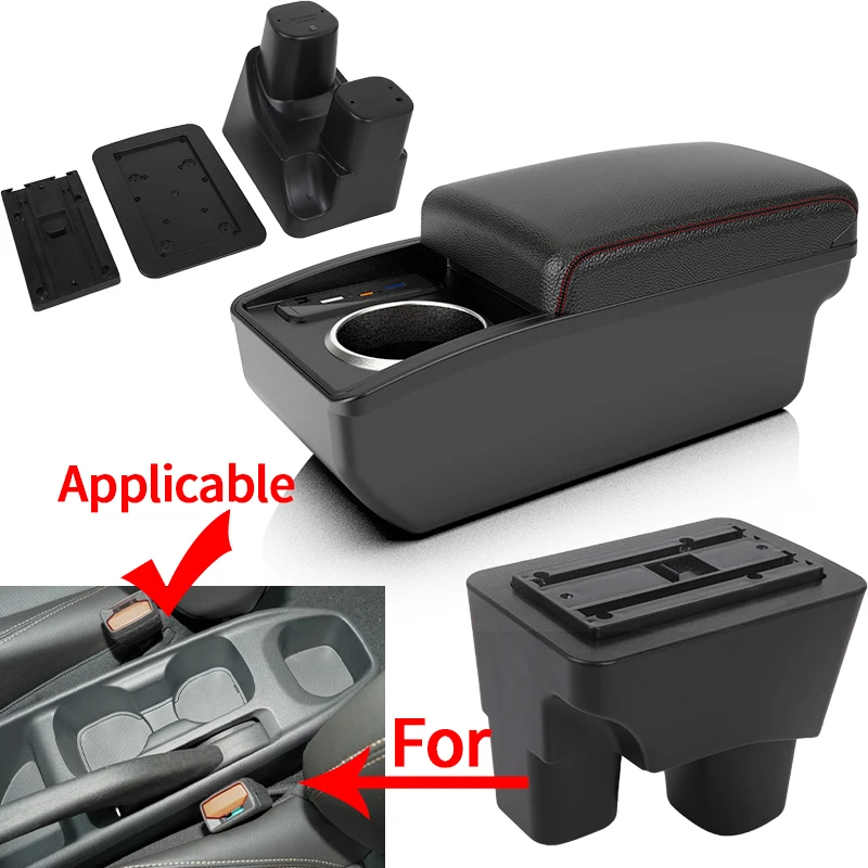 Reposabrazos para consola central de coche Chevrolet Onix 2020-2024, modificación interior, almacenamiento para coche, accesorios para coche - imagen 2