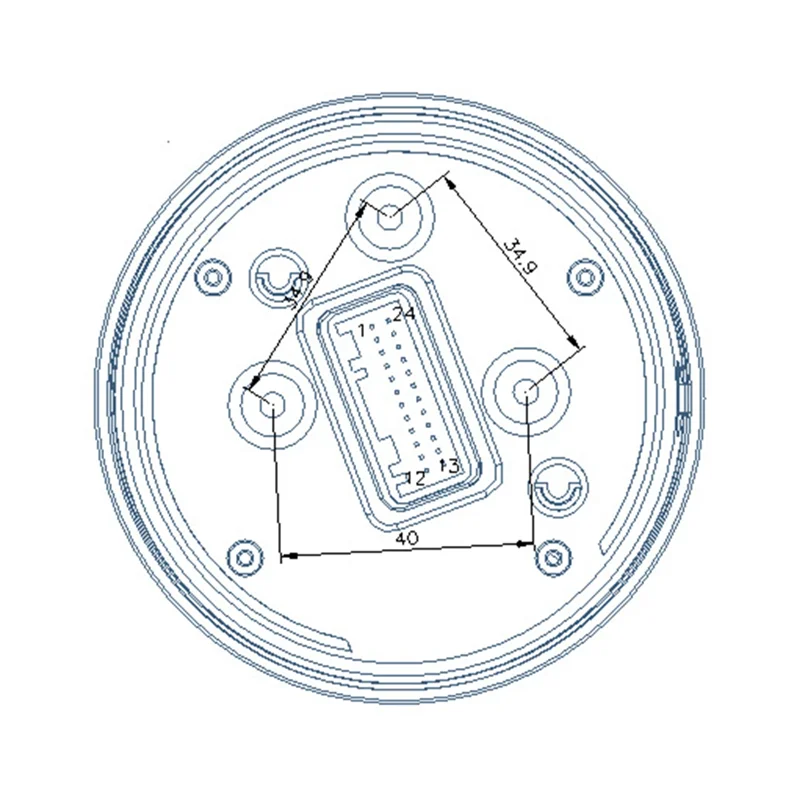 Cuadro de instrumentos LCD universal para moto con velocímetro y tacómetro - imagen 4