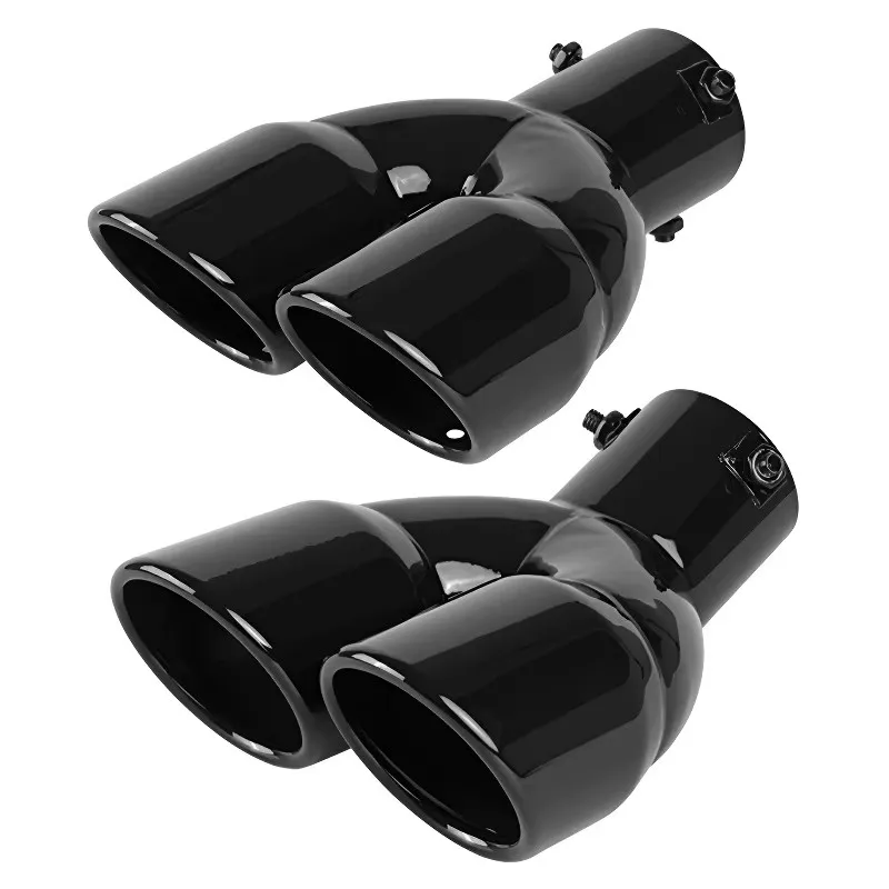 Punta escape 63mm doble salida universal acero inoxidable - imagen 5