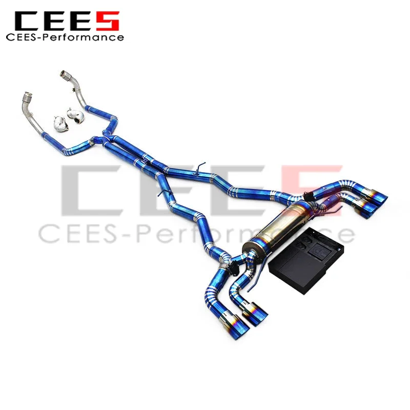 Catback de escape cees SUS304 para BMW M5 F90 4.4
