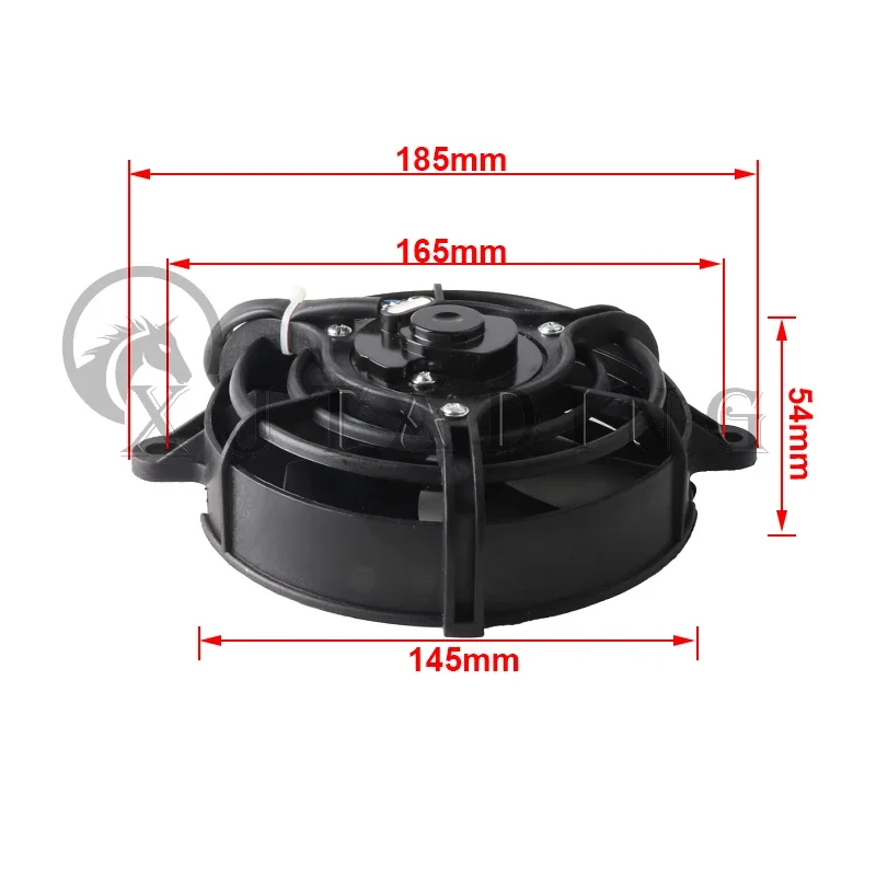 Ventilador refrigeración universal 5" moto cross ATV quad - imagen 2