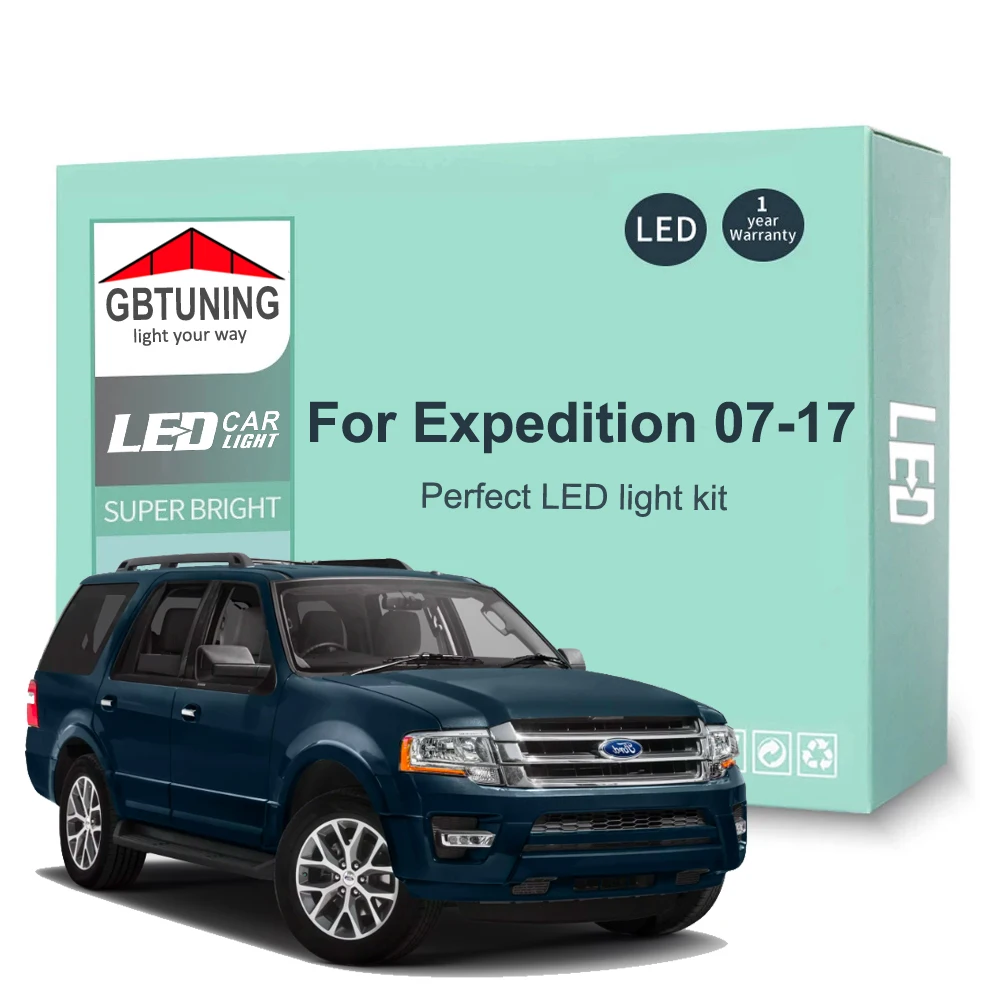 Bombillas LED interiores CANBUS para Ford Expedition 2007-2017