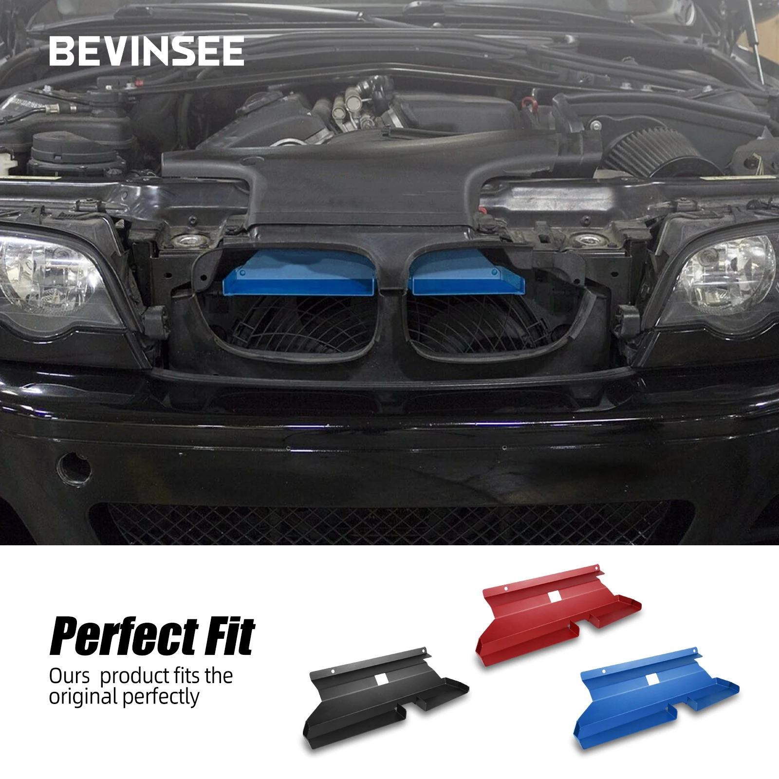 Pala toma aire frío BEVINSEE BMW E46 320i-330i M52TU M54 1999-2006 - imagen 5