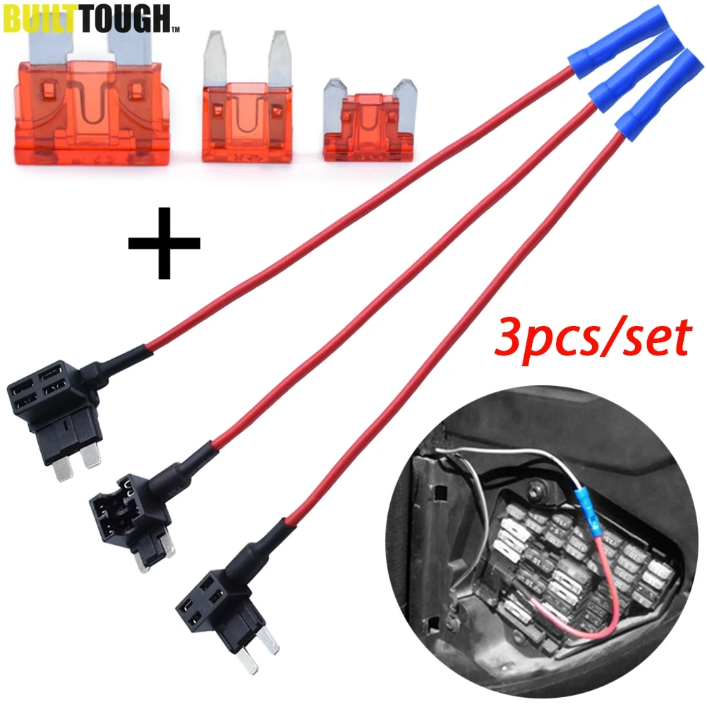 Fusible cuchilla 10A 12V Micro/Mini/Estándar universal