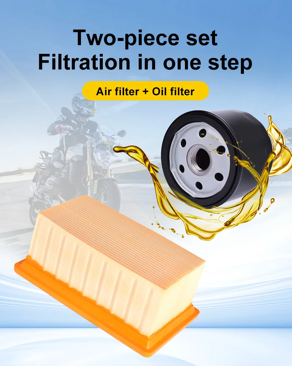 Kit completo de filtro de aceite y limpiador de aire para BMW R nineT