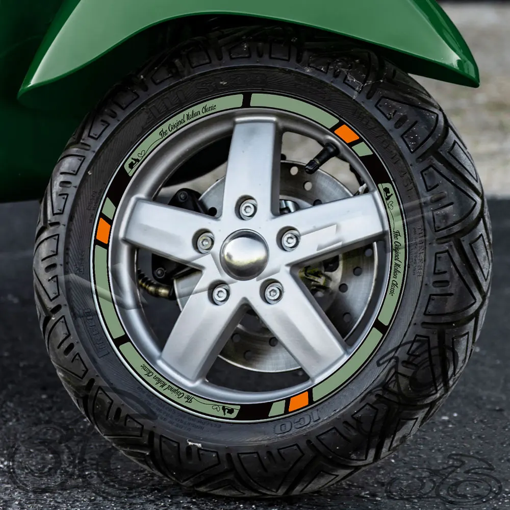 Pegatina impermeable para llanta de moto Vespa Primavera, Sprint y GTS - imagen 2