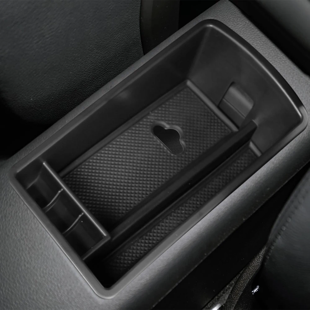 Caja almacenamiento reposabrazos Audi A3 8V – organizador consola central ABS - imagen 5