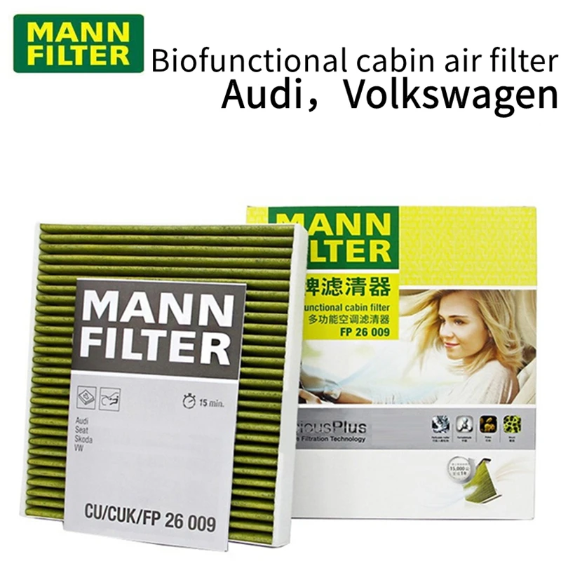 MANN FILTER filtro de aire de cabina Audi A3 Q2 Q3 TT RS3