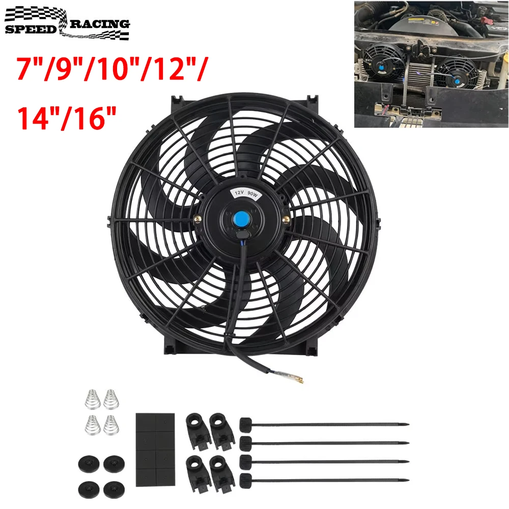 Kit ventilador eléctrico radiador de coche para aire acondicionado