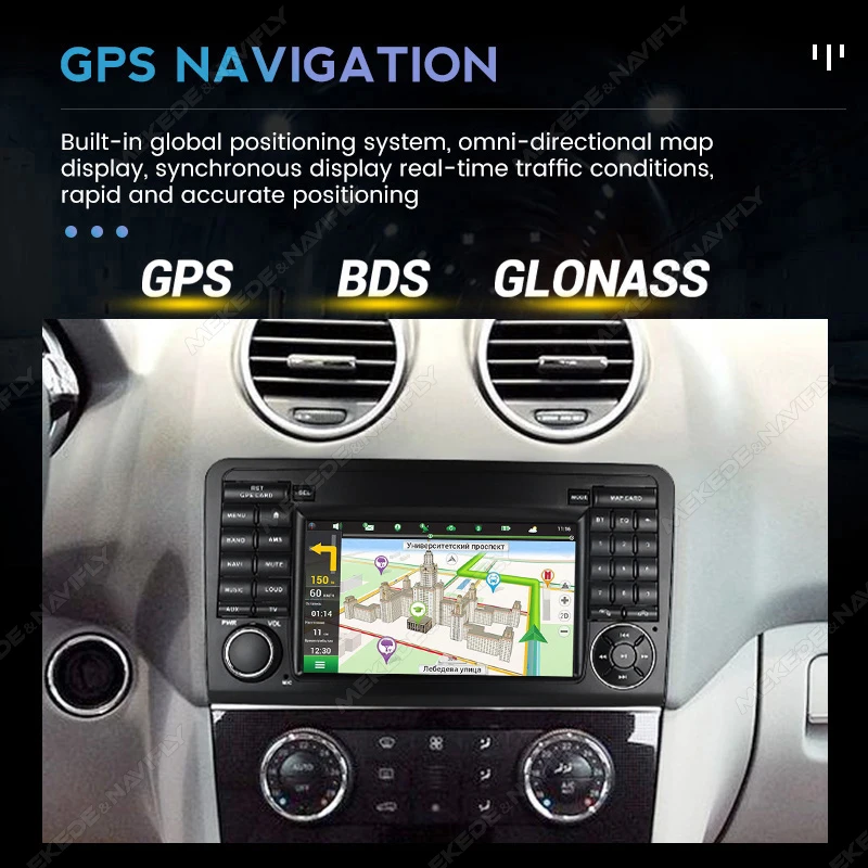 MEKEDE Radio Android CarPlay para Mercedes ML/GL W164 X164 - imagen 5