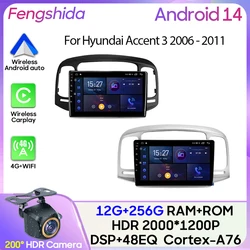 Radio Android con CarPlay, Android Auto y GPS para Hyundai Accent III