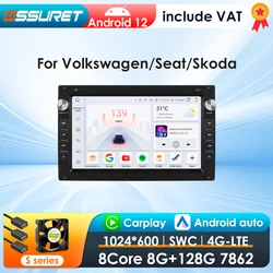 Autoradio 2DIN CarPlay Android Auto VW Golf IV MK4
