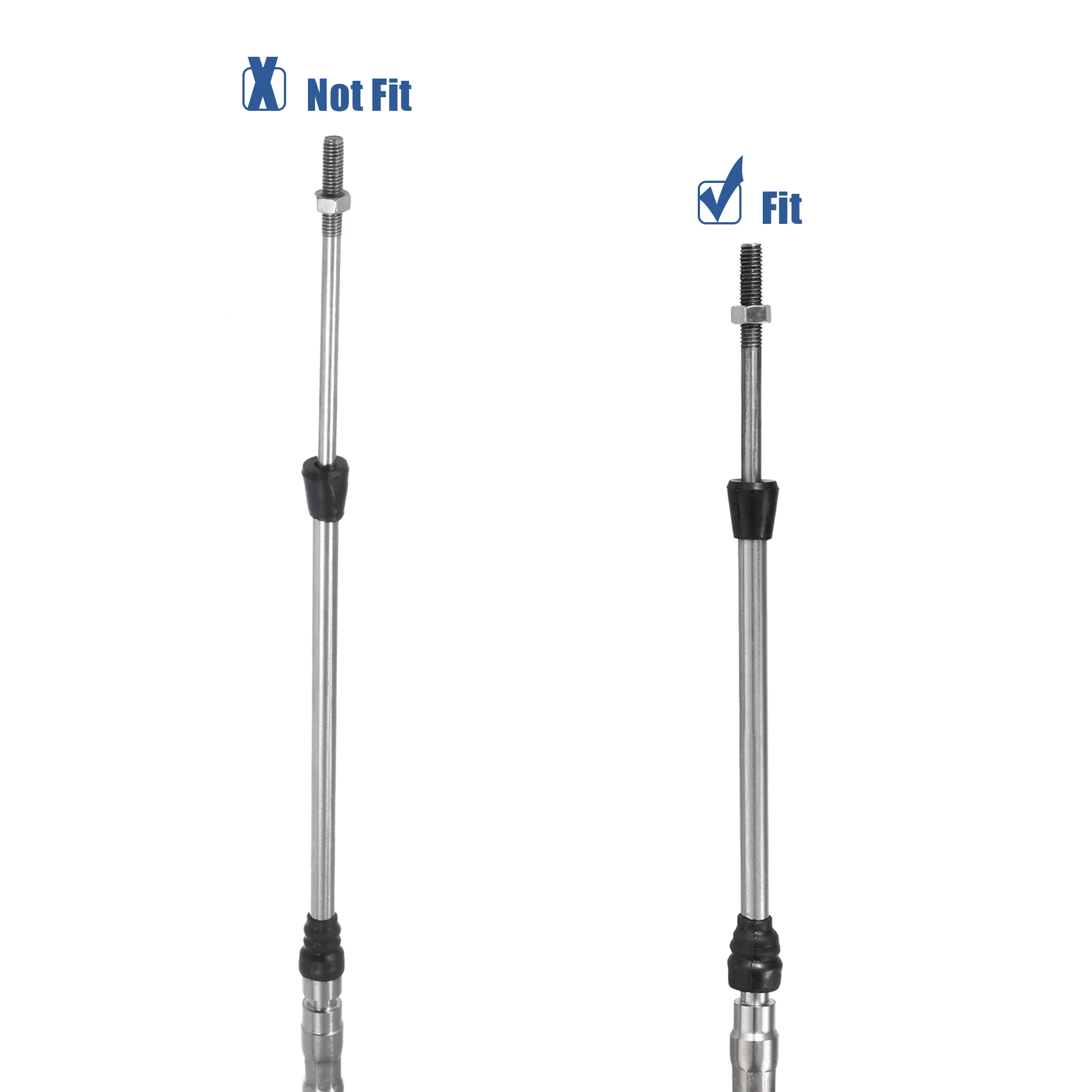 Cable acelerador marino Autohaux 3300/33C para motor Yamaha - imagen 5