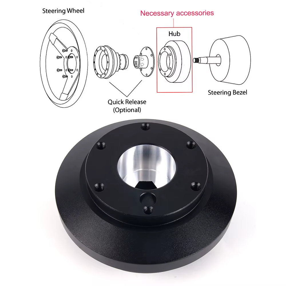 Kit adaptador cubo volante aluminio RASTP-175H Ford Focus y Mazda 3 - imagen 5