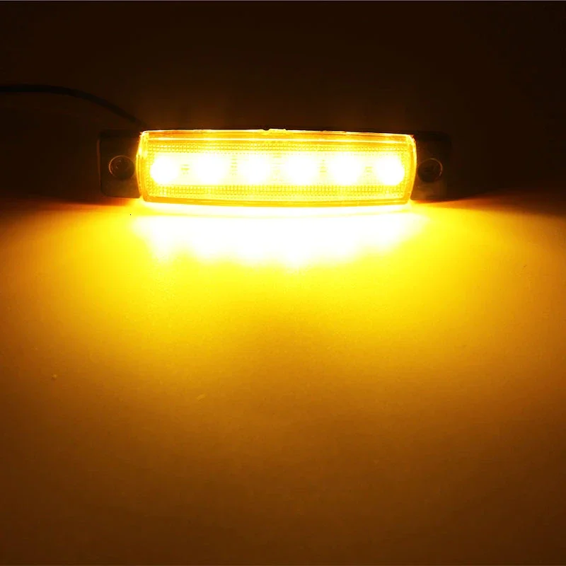 Luz LED ámbar de indicador de remolque para camión lateral trasera - imagen 5