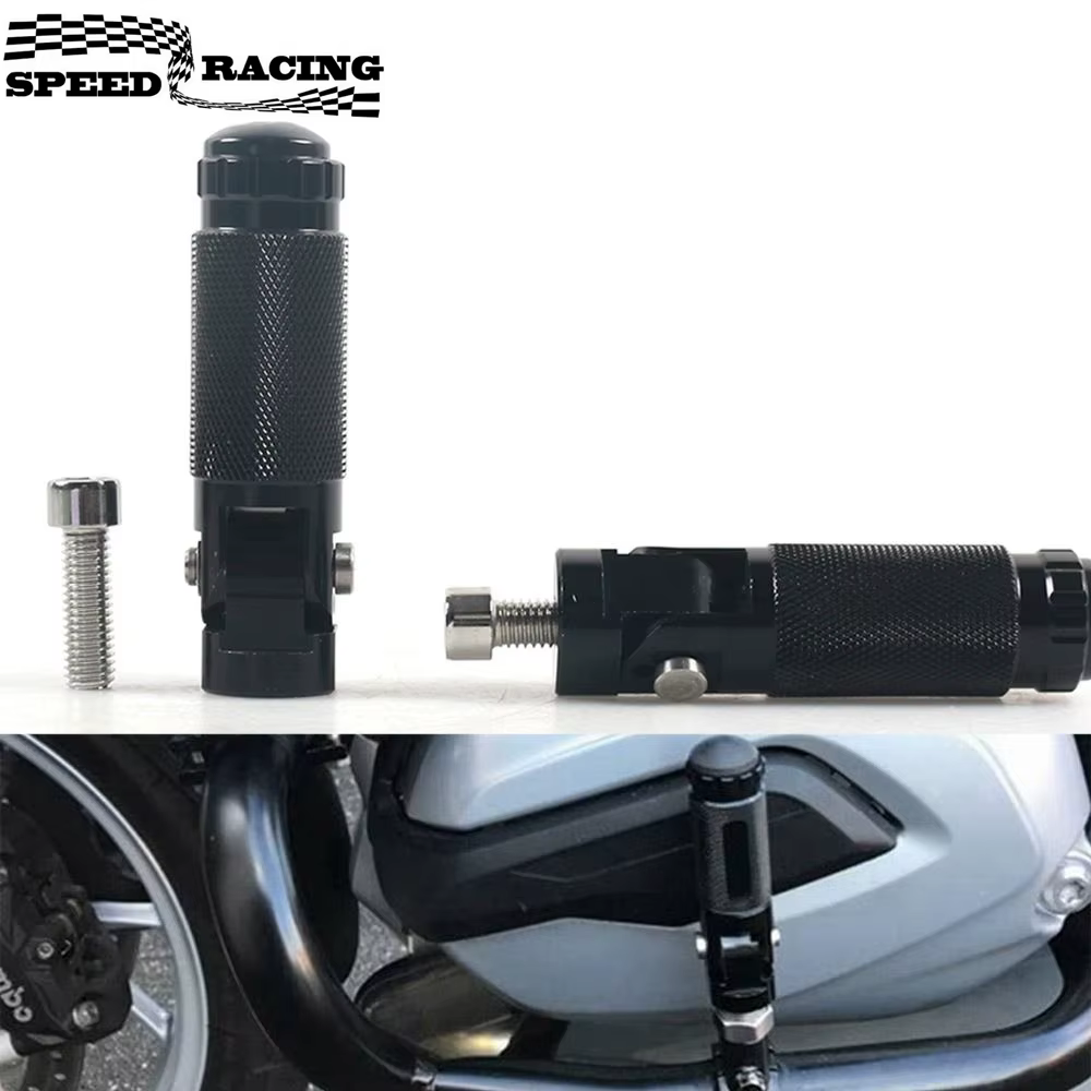 Reposapiés plegables aluminio CNC para motocicleta universal