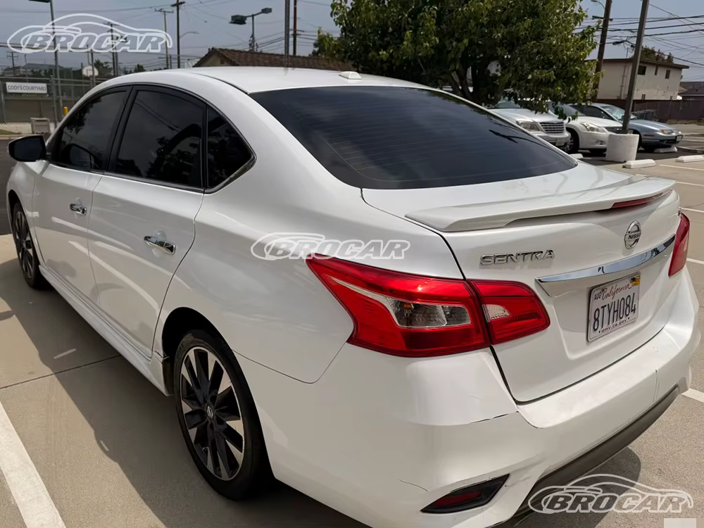 Alerón de maletero LED Nissan Sentra/Sylphy 2013-2018, ABS negro - imagen 5