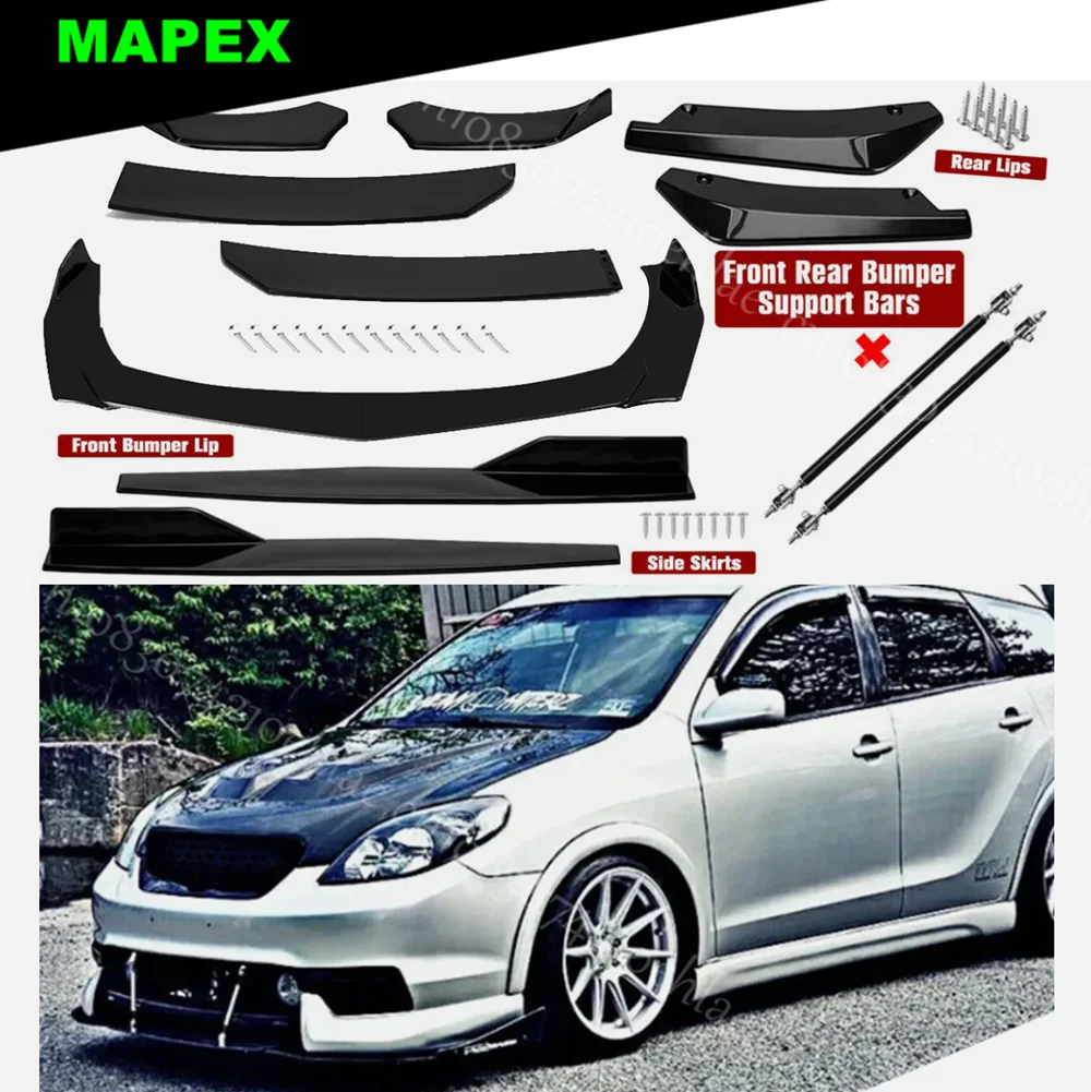 Kit carrocería fibra carbono Toyota Matrix – Parachoques alerón faldones